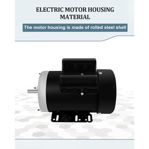 Moteur électrique Gccsj 2 CV 3450 tr/min, cadre 56, monophasé, Tefc, montage sur pied, acier allié - Product Image 6