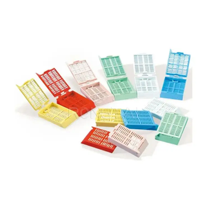 Quadratische Gewebe einbettung kassette für die histologische Biopsie verarbeitung POM PP Kunststoff-Einbettung kassette - Product Image 3