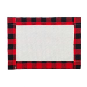 Mantel Individual Navideño Moderno y Duradero de 45x30cm para Sublimación por Transferencia de Calor, Mantel de Lino en Blanco para Impresión a una Cara - Product Image 1