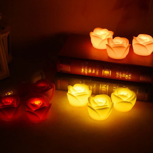 <span class=keywords><strong>Bougie</strong></span> LED électronique 3d en forme de rose, 20 pièces, décoration de la maison - Product Image 3