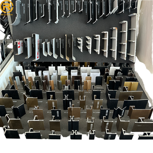 Profili in Alluminio Serie 6000 6063 per Porte e Finestre in Lega con Servizi di Taglio CNC Telai Estrusi Tempra T5 Marca HAOBO - Product Image 1