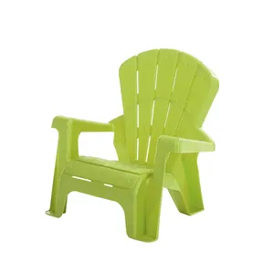 Portable Stable Plastic Kids garden Adirondack Chair With Armrest for outdoor