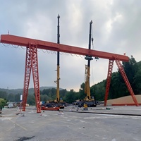 Pont roulant électrique de type MHh (type treillis) 5T, portée 12m, avec moteur et roulement, hauteur de levage 6m, pour cours d'accueil extérieurs