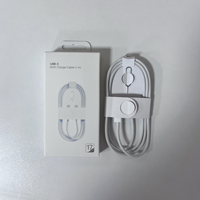 Câble USB-C vers USB-C 60W, Câble de Charge 60W pour iPhone 17, pour iPhone 16, Câble Type-C vers Type-C 60W, Câble Tressé 60W pour iPhone