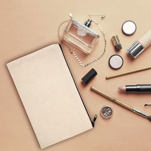 Custom Logo Printed <b>Canvas</b> Zipper Makeup <b>Bag</b> Luxury Cotton <b>Small</b> <b>Canvas</b> Coin Pouch Travel Cosmetic <b>Bag</b> Pencil Pouch - Product Image 5