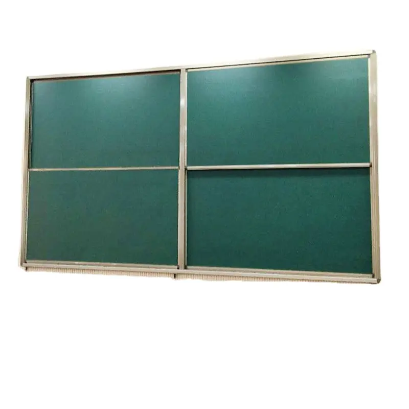 Teaching push-pull blackboard magnetic board surface combination push-pull green board