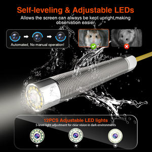 QBH macchina fotografica di fogna Robot <span class=keywords><strong>Ipek</strong></span> durevole compatto luminoso ricaricabile Streaming Video di registrazione per uso residenziale - Product Image 2