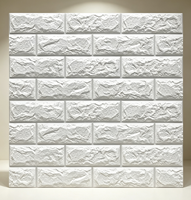 Autocollant mural 3D en mousse auto-adhésif, imitation brique, amovible, en mousse XPE, couleur personnalisable pour la rénovation des murs domestiques - Vente en gros usine