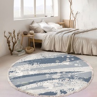 Tapis transfrontalier de style nordique, motif panier suspendu, imprimé maison, forme unique, lavable en machine, pour salon et chambre