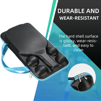 Étui étanche anti-impact en EVA Pickleball Paddle Case Outdoor/Beach Play Fermeture à glissière sécurisée