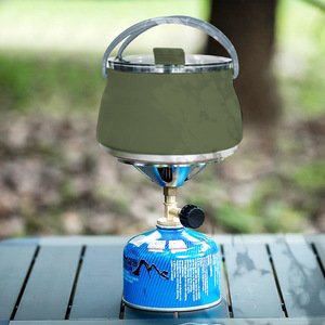Portable Travel Outdoor Cookware Anti-Scalding Handle Food Grade Silicone Foldable Water <b>Kettle</b> Tea Pot Coffee Pot - Product Image 2