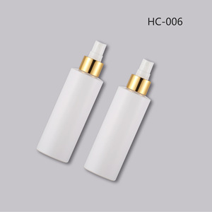 White Plastic Spray <b>Bottle</b> With Gold Nozzle For Facial <b>Mist</b> HC-006 Cosmetic Packaging - Product Image 4