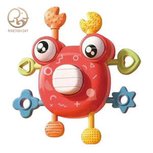 Jouet d'apprentissage à tirer avec ficelle, crabe à doigts, jouet sensoriel pour bébé, best-seller - Product Image 1