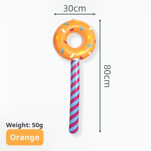 Trẻ Em Của PVC <span class=keywords><strong>Inflatable</strong></span> Thanh Đồ Chơi Cho Chơi Ngoài Trời Dày Đảng Trang Trí Donut Lollipop Vòng Tròn Thanh - Product Image 4