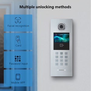 Caméra HD 1080P et sonnette intelligente IP à vision large de <span class=keywords><strong>120</strong></span> degrés avec écran 7 pouces pour une couverture étendue des entrées - Product Image 2