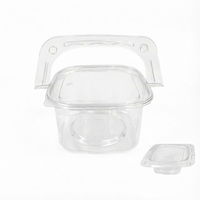 Boîtes d'emballage transparentes pour gâteaux et fruits, de qualité alimentaire, taille personnalisée