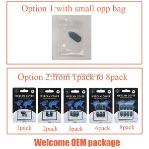 Copri Webcam Privacy a Forma di Panda per PC, MacBook e Smartphone - Plastica/Metallo, Dimensioni 0,73x0,35 Pollici - Product Image 3