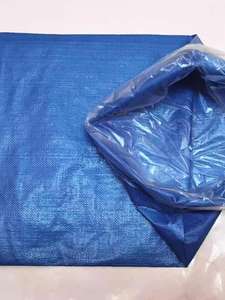 Bolsa de Arroz de Polipropileno Azul con Fuelle, Termosellada para Serigrafía, para Empaquetar Materiales Industriales en Agricultura, Fertilizantes y Alimentos - Product Image 2