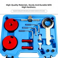 Kit d'outils de calage en acier au carbone pour moteur diesel Ford 2.0 TDCi, ensemble de 13 pièces avec étui rigide et garantie d'un an - Outil de réparation automobile CiHOO