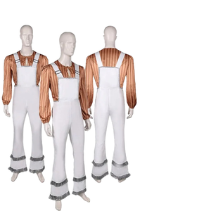 70s Retro ABBA Cosplay Bjorn Ulvaeus Cosplay fantasía disfraz para hombres hombre adulto Halloween carnaval fiesta traje - Product Image 1