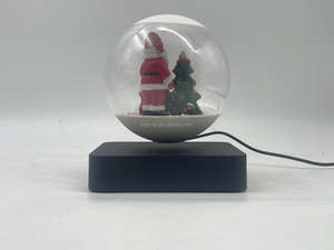 Nueva promoción suspensión magnética levitación flotante Navidad Santa Claus pantalla para decoración regalo promoción - Product Image 4