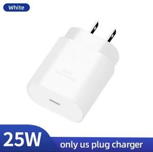 US Plug 25W Super Fast Charge US Adaptateur PD <span class=keywords><strong>Chargeur</strong></span> Câble USB pour <span class=keywords><strong>Samsung</strong></span> <span class=keywords><strong>Galaxy</strong></span> <span class=keywords><strong>A33</strong></span> M53 S20 S21 S22 S23 Note 20 Ultra - Product Image 2