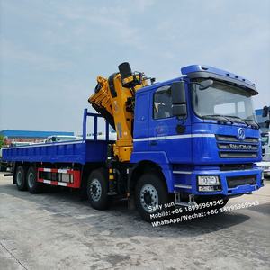 شاكمان 8x4 XZMG sqzz28ton 30Ton ثقيلة قابلة للطي 560 رافعات شاحنات مستعملة حفر شاحنات مثبتة برافعة - Product Image 3