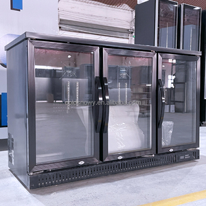 Refrigerador Vertical para Bebidas, Exhibidor de Bebidas, Refrigerador con Puerta de Vidrio para Bar RB-150H, Refrigerador Exhibidor con Puerta de Vidrio - Product Image 1
