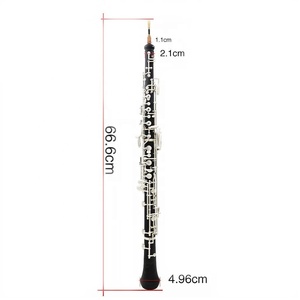 Estuche Profesional para Oboe y Clarinete SEASOUND, Cuerpo de Baquelita, 17 Llaves, Plateado, Cuerpo Negro, Tono C, Modelo Estándar Internacional - Product Image 2