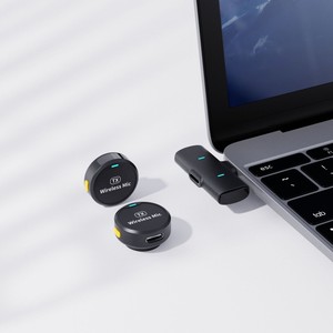 M1 <b>Wireless</b> Lavalier <b>Microphone</b> Type-C Connector Noise Reduction Magnetic Design - Product Image 3
