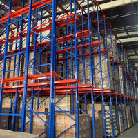 Système de rayonnage à enroulement en acier haute résistance pour le stockage de marchandises en vrac sur palettes, fourni par l'usine, entrepôt en Asie du Sud-Est
