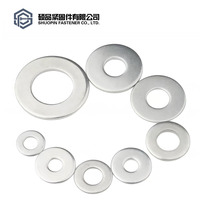 Rondelles plates en acier au carbone zingué Shuopin DIN 125 pour boulons/écrous M3-M12