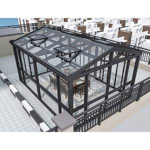 Nouveau design de maison préfabriquée quatre saisons en Australie <span class=keywords><strong>Sun</strong></span> House personnalisée en verre trempé et cadre en aluminium - Product Image 1