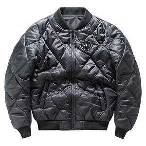 Chaqueta Bomber Reversible de Invierno para Hombre, Chaqueta Estilo Béisbol con Logotipo Personalizable, Chaqueta Juvenil Elegante, Chaqueta de Béisbol de Talla Grande - Product Image 3