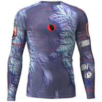 Ensemble de vêtements de sport OEM respirant à séchage rapide, leggings à manches courtes, pantalon, rashguard, chemises de compression, rashguard de jiu-jitsu pour hommes