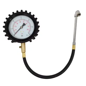 Indicador de presión de neumáticos de doble cabeza para coche, 4 pulgadas, 0 a 160 psi, Dial, para t.u.k.RV, bicicleta y coche