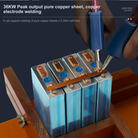 Soldadora por Puntos GLITTER 811A de 27KW/36KW para Soldadura de Cobre y Aluminio, Soldadora de Baterías de Alta Potencia para Ensamblaje de Paquetes LiFePO4