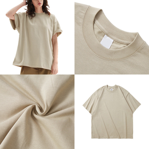 Camiseta con Logotipo Personalizado, Ropa para Hombre, Camiseta Extra Grande de Peso Pesado, Cuello Redondo, 100% Algodón, Lisa, Manga Corta, Camiseta Básica para Hombre - Product Image 2