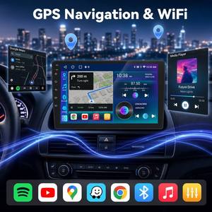 วิทยุติดรถยนต์ระบบแอนดรอยด์ 2DIN หน้าจอสัมผัส IPS ขนาด 7 นิ้ว พร้อมระบบนำทาง GPS WiFi USB FM และ RAM 1GB ROM 16GB - Product Image 4