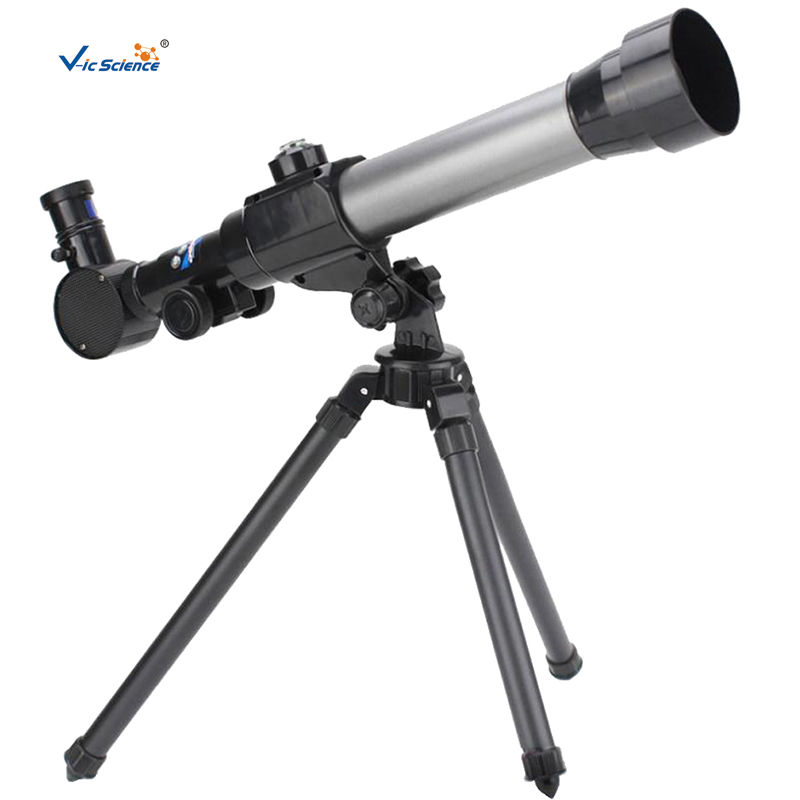 Распродажа 20X-40X пластиковый астрономический телескоп для детей изучение науки подарки для детей