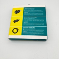 Adaptador de Serie 2 en 1 RS232, 1,8 m, usb a rj45, para interruptores de enrutadores y servidores