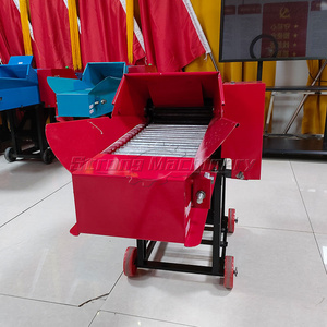 Animal Feed Crusher <b>Grass</b> Cutting Machine Automatic <b>Feeder</b> Chaff Cutter - Product Image 3