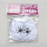 Decoración de Halloween, Telaraña de Algodón, Hilo de Araña, Decoración Espeluznante para Habitaciones, Bares, Casas Encantadas, Decoración de Terror