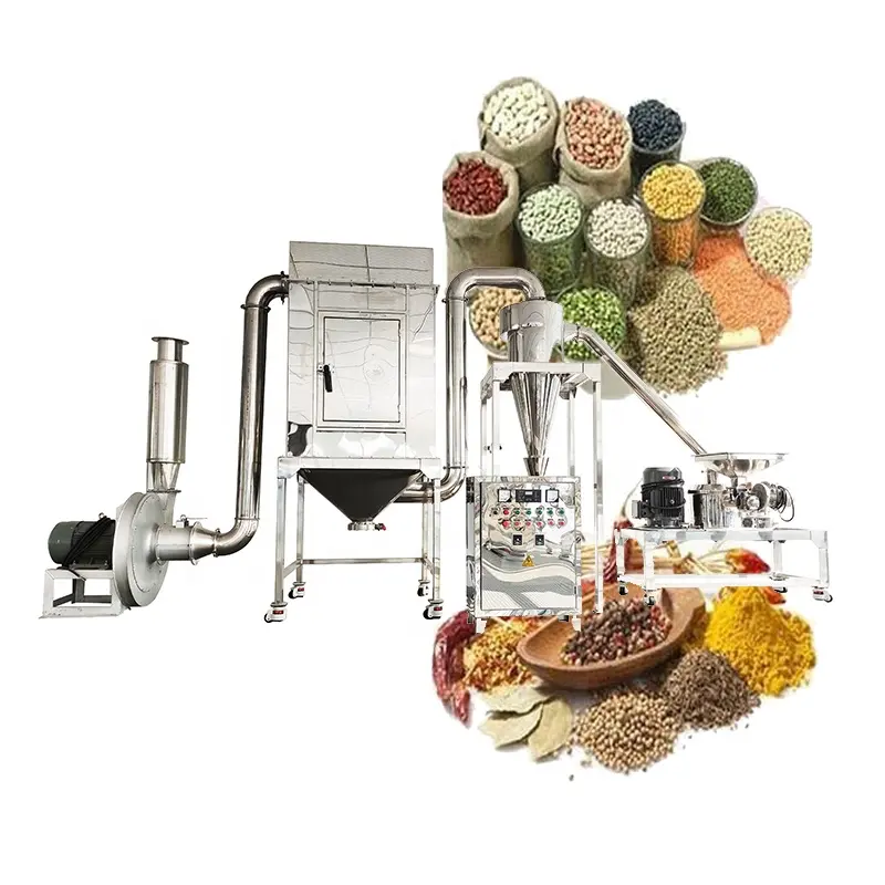 High Quality Ultra Fine Cocoa Cake Crusher Crushing Fine Powder Grinder Superfine Grinding Pulverizer Machine For Cacao Powder