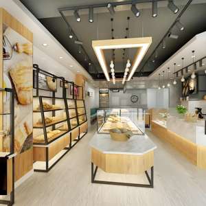 Espositore per Pasticceria con Frigorifero per Torte, Design per Chiosco da Panetteria - Product Image 4