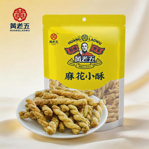 Huanglaowu Snack Cinese Salato all'Ingrosso, Sapore di Alghe, Sfoglia Intrecciata Fritta Aromatizzata - Product Image 1