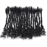 0.6 0.8cm 1.0 cmspessore 8-30 pollici 100% veri capelli umani Dreadlock extension per uomo/donna
