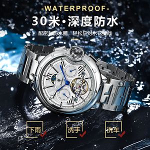 Reloj Suizo de Moda Multifuncional para Hombre de Nueva Generación, Mecánico, Impermeable, con Función Luminosa y Correa de 22 mm - Product Image 2