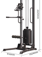Peralatan Gym Rumah Multifungsi Model 2040 Single-Hand Fly Dual-Handle Pulley Multi-Station Power Rack Kekuatan Profesional