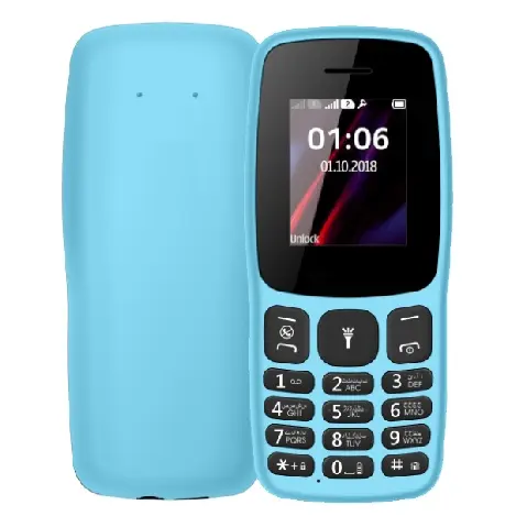 ready in stock feature mobile phone for nokia 106 cheap price keypad button cell phones cellphone wholesale